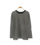 ドゥーズィエムクラス DEUXIEME CLASSE ココ ストライプ Coco Stripe T No5 Tシャツ カットソー 長袖 ボーダー柄 白 ホワイト 黒 ブラック /SS ■OS ■SH