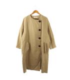 アンタイトル UNTITLED ノーカラートレンチコート アウター 44 ベージュ /NR ■OS