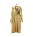シースルーバックプリーツトレンチコート ベージュ /ES ■OS