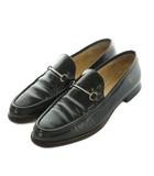 グッチ GUCCI ホースビットローファー 36.5C 23.5cm 黒 /MI ■OS