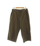 プランテーション plantation PL64FF202 ワイドクロップドパンツ ワイド 2 ダークブラウン /ES ■OS