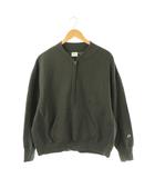 チャンピオン CHAMPION ハーフシップスウェット 裏起毛 長袖 M チャコールグレー /HK ■OS