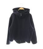 エンポリオアルマーニ EMPORIO ARMANI 袖ロゴ ジップアップパーカー 36 紺 /MI ■OS