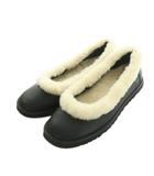 アグ オーストラリア UGG australia ZORA LEATHER BALLET FLAT フラットシューズ レザー US6 23.0cm 黒 アイボリー 1178450 /MI ■OS