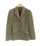 ラルフローレン RALPH LAUREN ヘリンボーン柄 テーラードジャケット 上着 ウール 11 茶 ブラウン 長袖 /AB ■OS