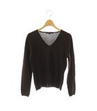 ラルフローレン RALPH LAUREN Vネックニット セーター ウール L 茶 ブラウン /SS ■OS