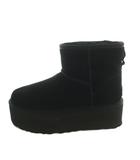 アグ オーストラリア UGG australia Classic Mini Platform ショートブーツ ムートンブーツ US7 24.0cm 黒 1134991 /MI ■OS