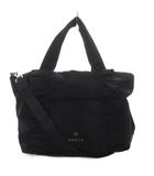 トッカ TOCCA FRILL A4 NYLONTOTE バッグ トートバッグ ショルダーバッグ 2way フリル ナイロン ブラック /YO11