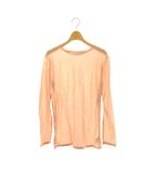 ジャーナルスタンダード JOURNAL STANDARD 25SS クルーネックシアーロングTシャツ カットソー 長袖 ピンク /HK ■OS