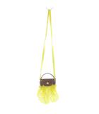 ロンシャン LONGCHAMP ルプリアージュ フィレ ショルダーバッグ ハンドバッグ 2way 黄色 イエロー 茶色 ブラウン /SR