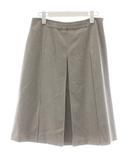 クレージュ courreges プリーツスカート 67-93 グレー ひざ丈 /AZ