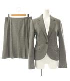 ウール ジャケット スカート セットアップ スーツ 2 グレー /ES ■OS