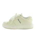 プラダ PRADA スニーカー シューズ 厚底 36.5 23.5cm 白 1E223M /MI ■OS