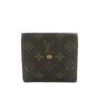 ルイヴィトン LOUIS VUITTON ポルトフォイユエリーズ 財布 二つ折り 小銭入れ モノグラム柄 茶 M61654 /MI ■OS ■OH