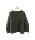 ビアズリー BEARDSLEY ガリャルダガランテ レザージャケット ブルゾン ノーカラー 羊革 F ブラック /ES ■OS