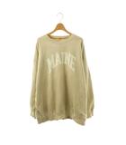 ミューズ ドゥーズィエム クラス MUSE de Deuxieme Classe MAINE vintage スウェット トレーナー ロゴ F ベージュ /DF ■OS