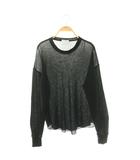 ドゥーズィエムクラス DEUXIEME CLASSE エブリデイアイライク EVERYDAY I LIKE 25SS New シアーワッフルTシャツ カットソー ブラック /DF ■OS