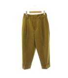 イエナ IENA R/W ワイドクロップドパンツ テーパード 34 カーキブラウン /ES ■OS ■SH