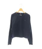 トミーヒルフィガー TOMMY HILFIGER 24AW ロゴ刺繍 スウェットプルオーバー トレーナー XS 紺 ネイビー /SS ■OS
