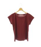 アクネ ストゥディオズ Acne Studios NARDA C BASE コットンTシャツ S レッド 無地 ラウンドネック フレンチスリーブ 半袖 /OK ■OS