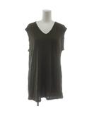 ティーバイアレキサンダーワン T by Alexanderwang Tシャツ S カーキ Vネック ノースリーブ /AZ