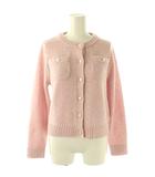 ルルウィルビー Loulou Willoughby 25AW GRAINYラメカーディガン ニット 長袖 2 ピンク /HK ■OS ■SH