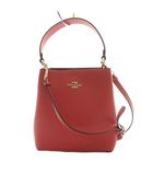 コーチ COACH スモール タウン バケット バッグ ハンド ショルダー 2WAY レザー ピンク 1011 /SS ■OS ■SH