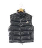 モンクレール MONCLER TIB ダウンベスト ジップアップ 0 ネイビー /DF ■OS