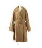 マックスマーラ MAX MARA ザキューブ The Cube. 24SS コットンダブルボタントレンチコート ベルト付き 40 ベージュ /CX ■OS