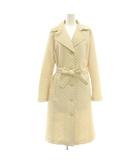 ハナエモリ HANAE MORI キルティングコート アウター チェスター 40 ライトベージュ /CX ■OS