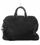 ケネスコール Kenneth Cole ボストンバッグ ハンドバッグ ショルダーバッグ 2way レザー ブラック /YO29