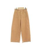 イエナ IENA フロントポケットパンツ ワイド ストレート 38 ベージュ /CX ■OS