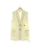 スナイデル SNIDEL 24SS オーバーサイズジレ ロングベスト F ホワイト /MY ■OS