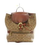 コーチ COACH イーヴィー バックパック シグネチャー キャンバス リュックサック デイパック ベージュ 茶 ブラウン 68563 /SS ■OS