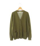ジョンストンズオブエルガン Johnstons of Elgin カシミヤカーディガン ニット L カーキ /ES ■OS
