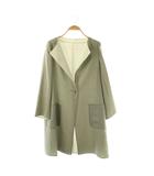 フォクシー ブティック FOXEY BOUTIQUE 羽織ジャケット コート ノーカラー 薄手 38 グレー 36678 /CX ■OS