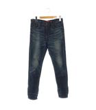 レッドカード RED CARD スラウチスキニーデニムパンツ ジーンズ S ブルー ウォッシュ加工 86005 /OK ■OS ■SH