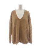 スローブ イエナ SLOBE IENA 24SS ペーパーヤーンVネックニット セーター 茶 ブラウン /AZ