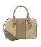 コーチ COACH シグネチャー 2way ボストンバッグ ショルダーバッグ ベージュ CW376 /SR