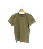 マークジェイコブス MARC JACOBS 24年 GRUNGE SHRUNKEN TEE Tシャツ リブカットソー M カーキ /CX ■OS