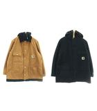 サカイ sacai × Carhartt WIP 24-03390Mリバーシブル コート ジャケット アウター コットン 1 ベージュ 紺 ネイビー /NR ■OS ■AD