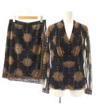 ヴィヴィアンタム VIVIENNE TAM パワーネット カットソー ラップデザインスカート セットアップ 3 2 ブラック ベージュ /DF ■OS
