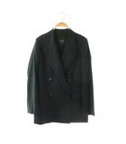 マイクロTRギャバストレッチジャケット アウター テーラード 紺 /NR ■OS