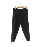 エヴァムエヴァ evam eva wool tuck pants テーパードパンツ 1 ブラック /ES ■OS