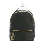 ソフィーヒュルム Sophie Hulme リュックサック デイパック レザー 黒 /MI ■OS
