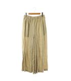 ジャーナルスタンダード JOURNAL STANDARD 24SS リネンタックキュロットパンツ 34 ベージュ /SY ■OS