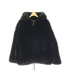 ダンケシェーン Danke schon ECO FUR HOOD BLOUSON ブルゾン フェイクファージャケット M ブラック /DF ■OS ■SH