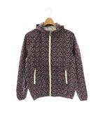 エーグル AIGLE 総柄ナイロンジップアップブルゾン ジャケット 162 紺 /NR ■OS ■SH