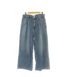ミラオーウェン Mila Owen 25SS ルーズフィットタックバギーデニムパンツ 00 ブルー /SY ■OS