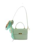マークジェイコブス MARC JACOBS THE DOWNTOWN 2WAYバッグ ハンドバッグ ショルダーバッグ フラップ ミントグリーン /MI ■OS